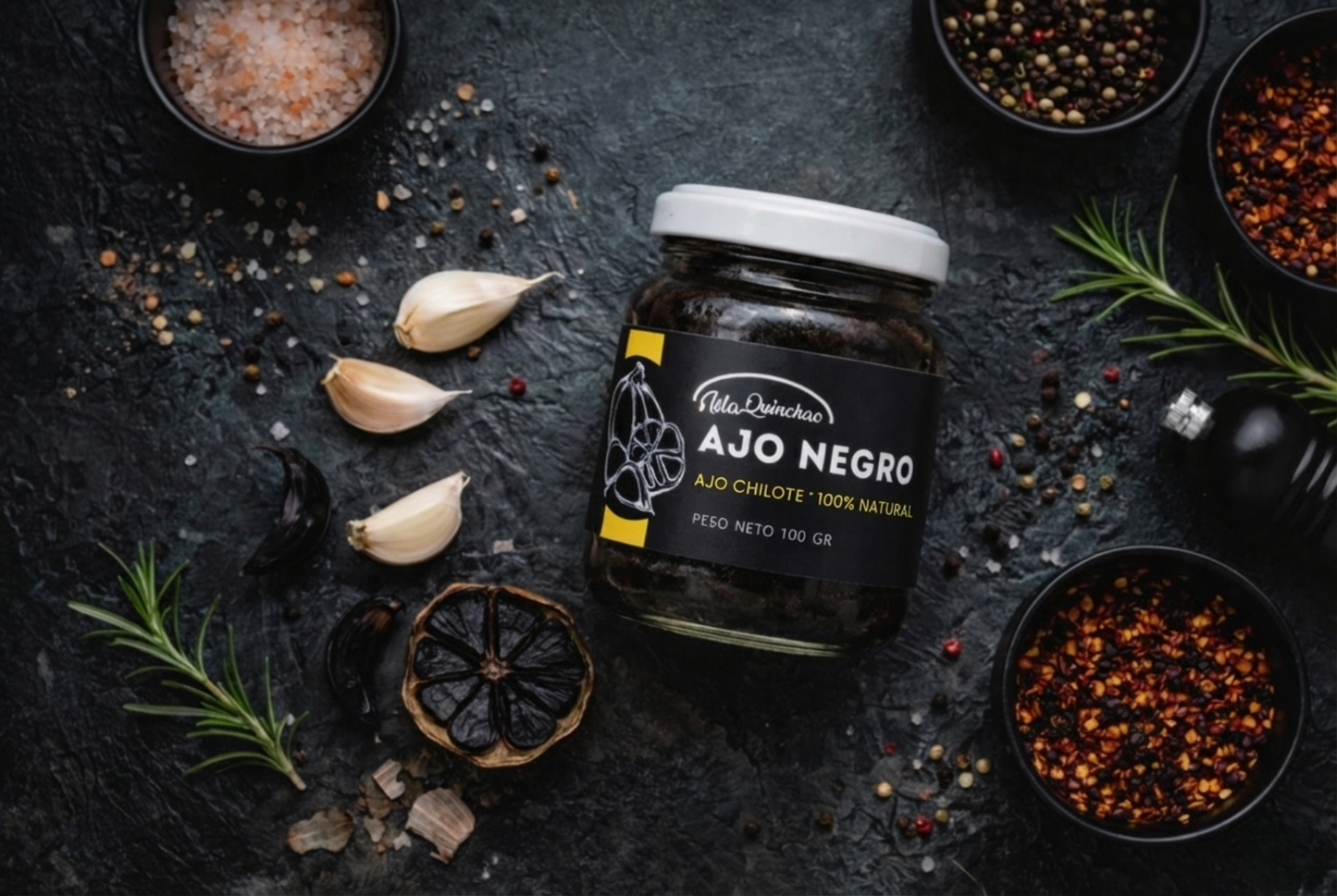 Ajo Negro — 100 g (Producto nuevo)