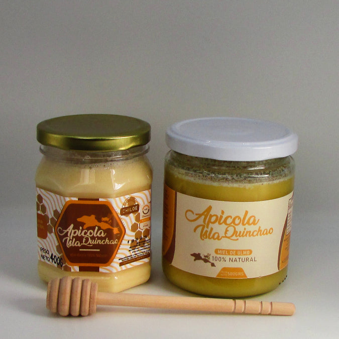Pack miel Batida 400 grs + Miel de flora nativa 500 grs