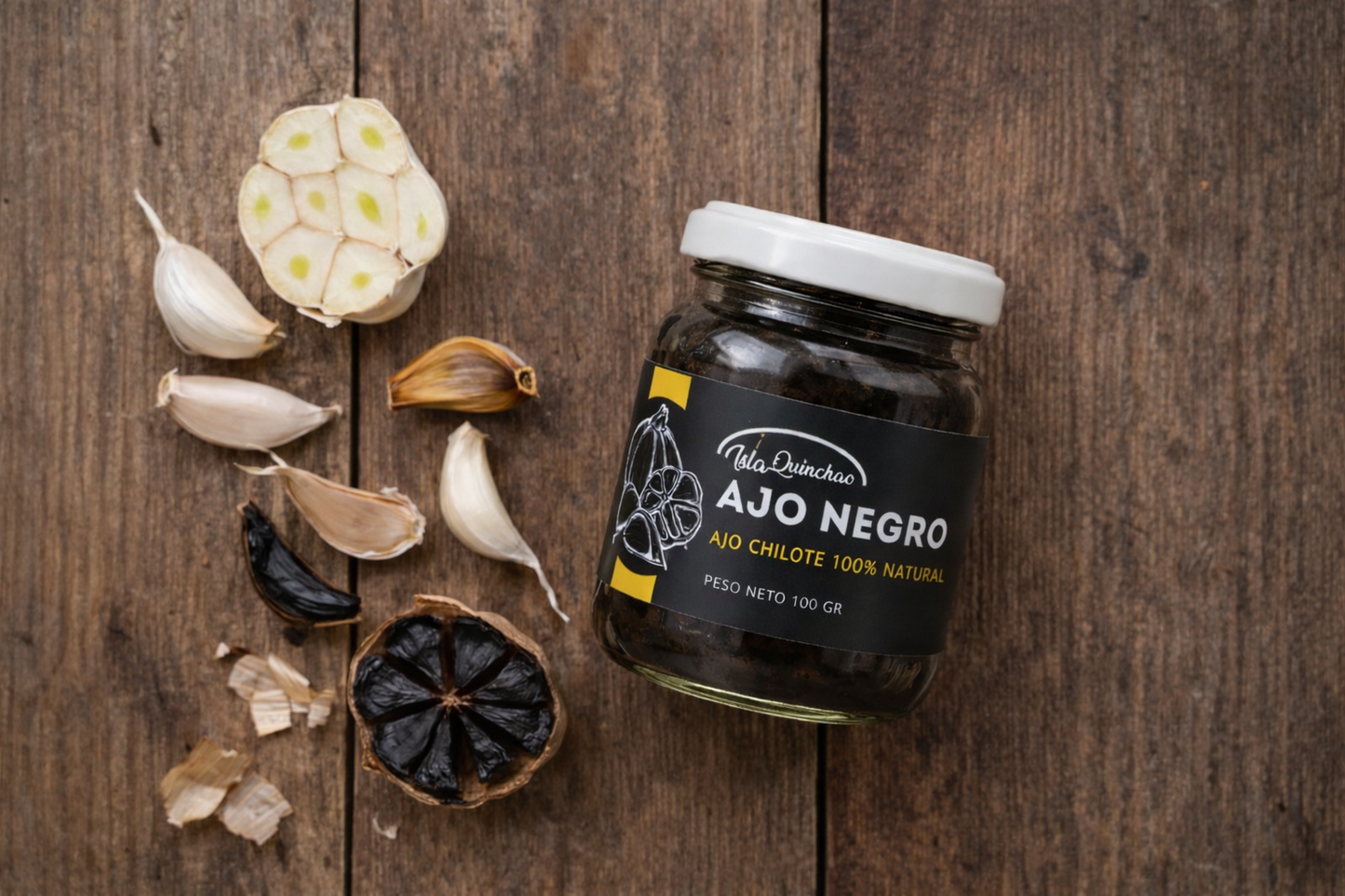 Ajo Negro  — 100 g  (Producto nuevo)